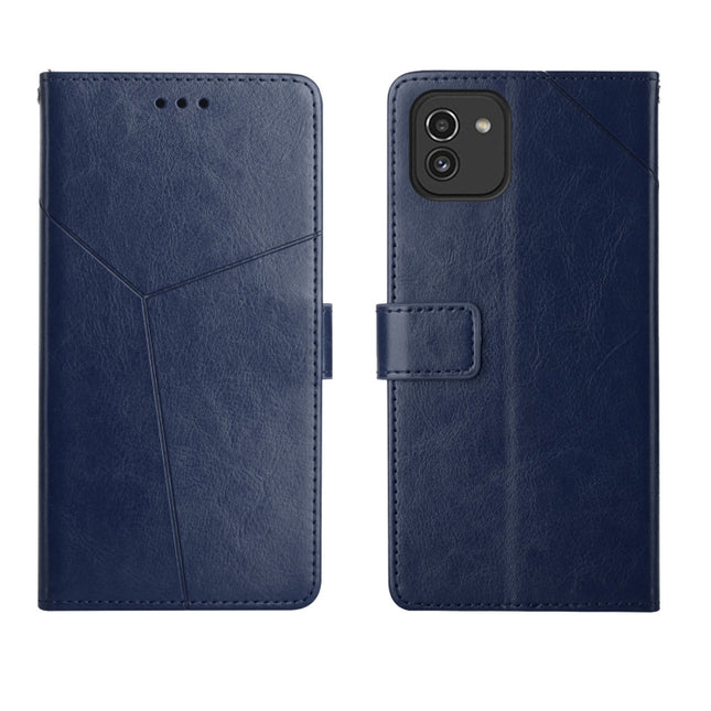 Y Stitching Horizontal Flip Leather Phone Case, For Samsung Galaxy A03 166mm EU Version, For Samsung Galaxy A03 Core, For Samsung Galaxy A13 4G, For Samsung Galaxy A73 5G