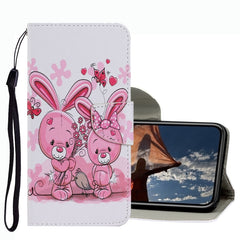 Coloured Drawing Pattern Leather Phone Case, For iPhone 13 Pro