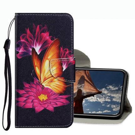 Farbige Zeichenmuster Leder-Telefonhülle, Für iPhone 13 Pro