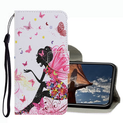 Coloured Drawing Pattern Leather Phone Case, For iPhone 13 Pro