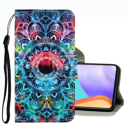 3D Colored Drawing Leather Phone Case, For Samsung Galaxy A53