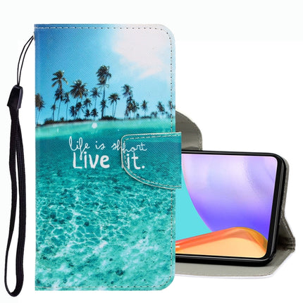 3D Colored Drawing Leather Phone Case, For Samsung Galaxy A53