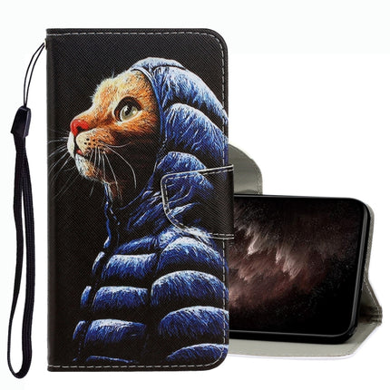 3D Colored Drawing Leather Phone Case, For OPPO A16