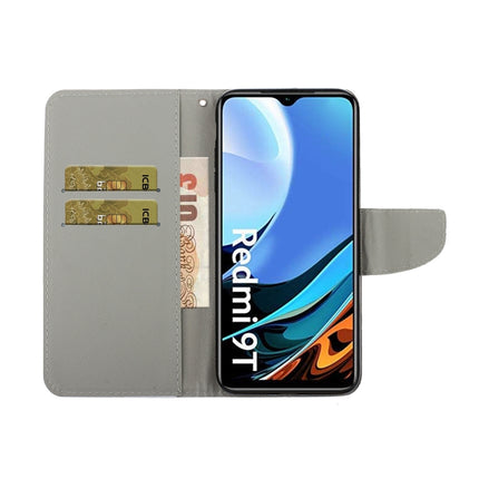 3D Colored Drawing Leather Phone Case, For Xiaomi Redmi 9T
