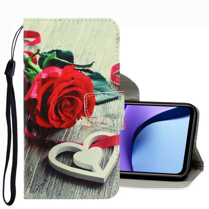 3D Colored Drawing Leather Phone Case, For Xiaomi Redmi Note 9T