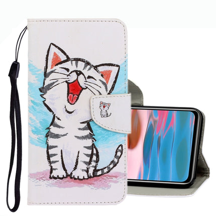 3D Colored Drawing Leather Phone Case, For Xiaomi Redmi Note 10 4G