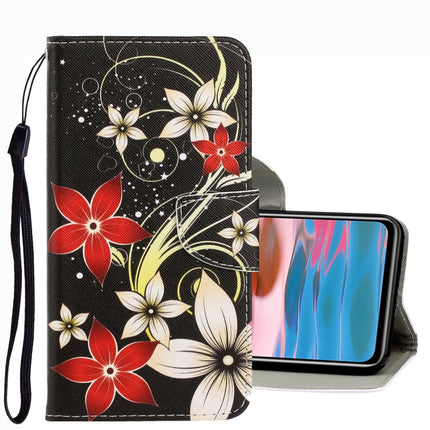 3D Colored Drawing Leather Phone Case, For Xiaomi Redmi Note 10 4G