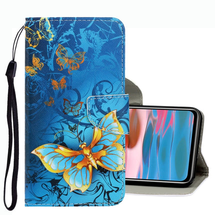 3D Colored Drawing Leather Phone Case, For Xiaomi Redmi Note 10 Pro
