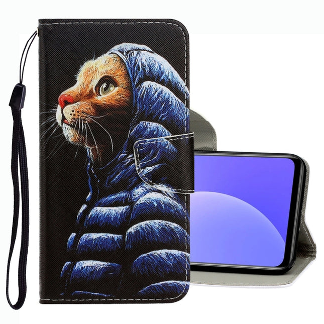 3D Colored Drawing Leather Phone Case, For Xiaomi Mi 10T Lite