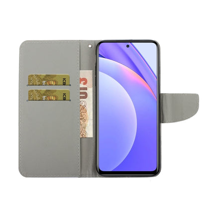 3D Colored Drawing Leather Phone Case, For Xiaomi Mi 10T Lite