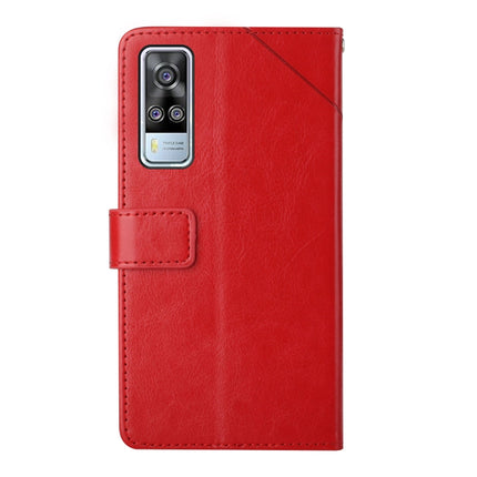 Y Stitching Horizontal Flip Leather Phone Case, For vivo Y51 2020, For vivo Y70s, For vivo Y72 5G