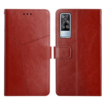 Y Stitching Horizontal Flip Leather Phone Case, For vivo Y51 2020, For vivo Y70s, For vivo Y72 5G