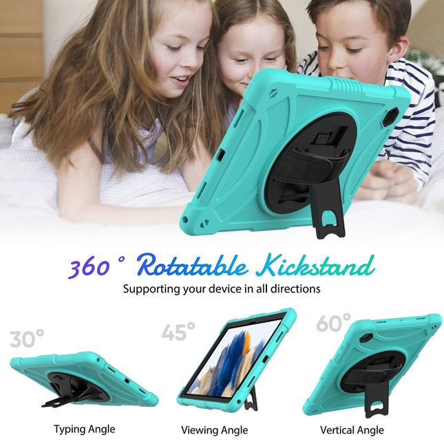 Rotary Grab Silicone + PC Tablet Case, For Samsung Galaxy Tab A8 10.5 2021