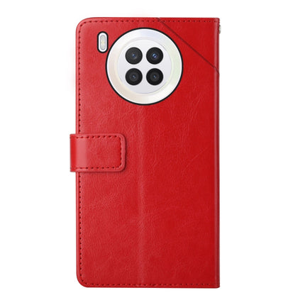 Y Stitching Horizontal Flip Leather Phone Case, For 9X Lite, For Huawei nova 8i