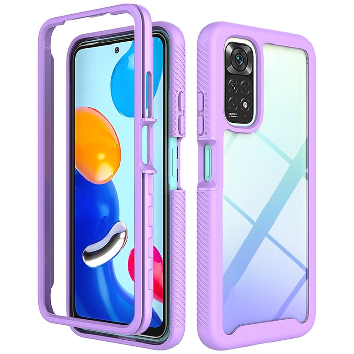 Starry Sky Solid Color Series PC + TPU Phone Case, For Xiaomi Redmi Note 11 Global / Note 11S, For Xiaomi Redmi Note 11 Pro Global