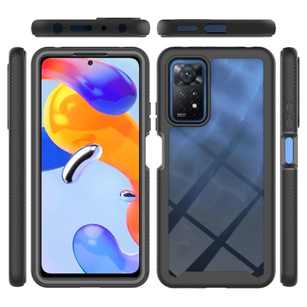 Starry Sky Solid Color PC + TPU Phone Case with PET Film, For Xiaomi Redmi Note 11 Pro Global, For Xiaomi Redmi Note 11S Global