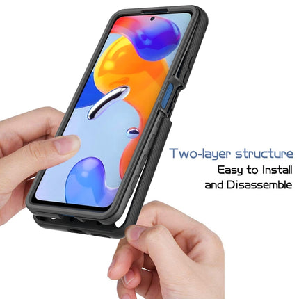 Starry Sky Solid Color PC + TPU Phone Case with PET Film, For Xiaomi Redmi Note 11 Pro Global, For Xiaomi Redmi Note 11S Global
