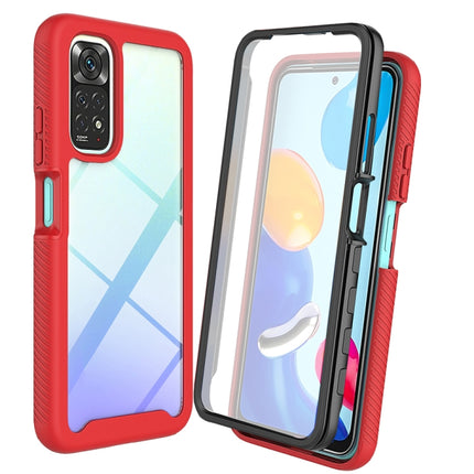 Starry Sky Solid Color PC + TPU Phone Case with PET Film, For Xiaomi Redmi Note 11 Pro Global, For Xiaomi Redmi Note 11S Global