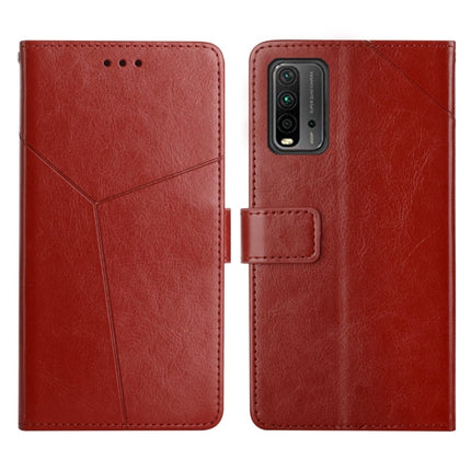 Y Stitching Horizontal Flip Leather Phone Case, For Xiaomi Redmi 9, For Xiaomi Redmi 9A, For Xiaomi Redmi 9C, For Xiaomi Poco M3 / Redmi 9T