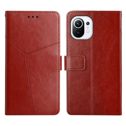 Y Stitching Horizontal Flip Leather Phone Case, For Xiaomi Mi 10 / Mi 10 Pro, For Xiaomi Mi 10T 5G, For Xiaomi Mi 11, For Xiaomi Mi 11 Lite