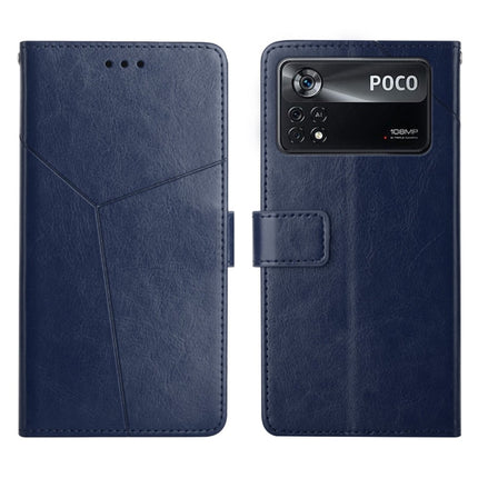 Y Stitching Horizontal Flip Leather Phone Case, For Xiaomi Poco X4 Pro 5G, For Xiaomi Poco M4 Pro 5G