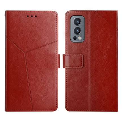 Y Stitching Horizontal Flip Leather Phone Case, For OnePlus 9, For OnePlus 9 Pro, For OnePlus Nord 2 5G, For OnePlus Nord CE 5G