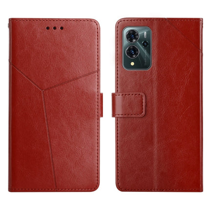 Y Stitching Horizontal Flip Leather Phone Case, For ZTE Blade V30 Vita, For ZTE Blade V30, For ZTE Blade V40 Pro, For ZTE Libero 5G II