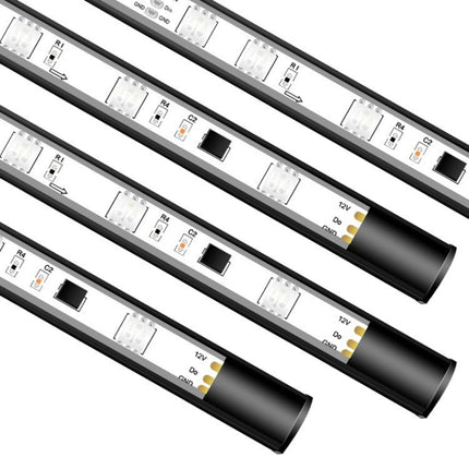 Car Modification Symphony Voice Control LED Chassis Lights, 2 x 60cm + 2 x 90cm, 2 x 60cm + 2 x 180cm, 2 x 90cm + 2 x 120cm, 2 x 120cm + 2 x 150cm, 4 x 60cm + 2 x 90cm, 4 x 60cm + 2 x 120cm, 4 x 60cm + 2 x 150cm, 4 x 60cm + 2 x 180cm