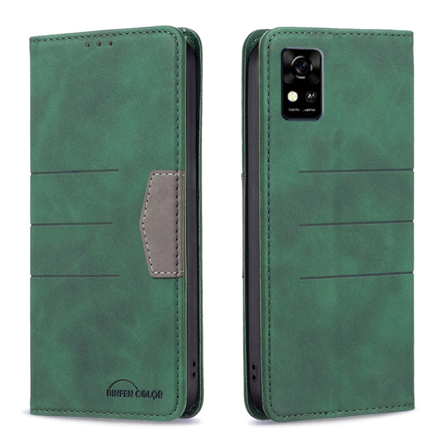 Magnetic Splicing Leather Phone Case, For ZTE Blade  A31, For Motorola Moto G31/G41