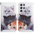 For Samsung Galaxy S22 Ultra 5G / Three Cats