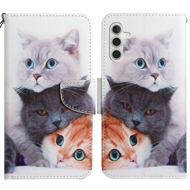 Painted Pattern Horizontal Flip Leather Phone Case, For Samsung Galaxy A13 5G