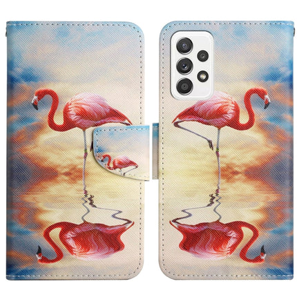 Painted Pattern Horizontal Flip Leather Phone Case, For Samsung Galaxy A53 5G
