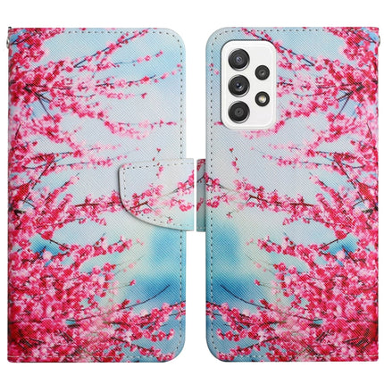 Painted Pattern Horizontal Flip Leather Phone Case, For Samsung Galaxy A53 5G