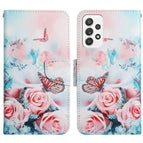 For Samsung Galaxy A53 5G / Peony Butterfly