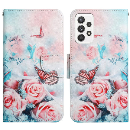 Painted Pattern Horizontal Flip Leather Phone Case, For Samsung Galaxy A53 5G