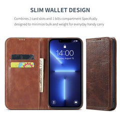 Vintage Bark Texture Wallet Leather Phone Case, For iPhone 13 mini, For iPhone 13, For iPhone 13 Pro, For iPhone 13 Pro Max