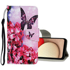 For Samsung Galaxy S22 Ultra 5G / Red Flower Butterfly