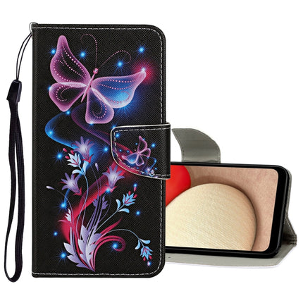 Colored Drawing Pattern Flip Leather Case, For Samsung Galaxy S22 Ultra 5G