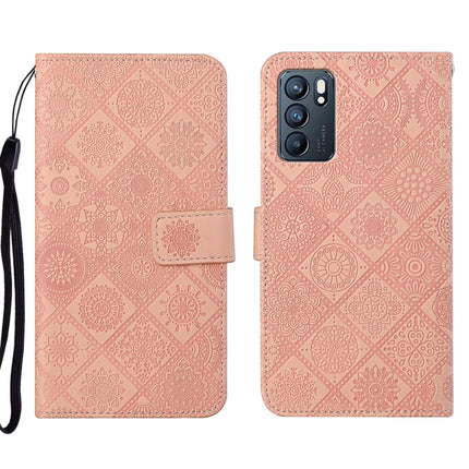 Ethnic Style Embossed Pattern Leather Phone Case, For OPPO Reno5 5G, For OPPO Reno5 Pro 5G, For OPPO Reno6 5G