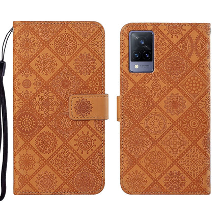 Ethnic Style Embossed Pattern Leather Phone Case, For vivo V21, For vivo V21e 4G, For vivo V21e 5G