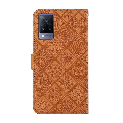 Ethnic Style Embossed Pattern Leather Phone Case, For vivo V21, For vivo V21e 4G, For vivo V21e 5G