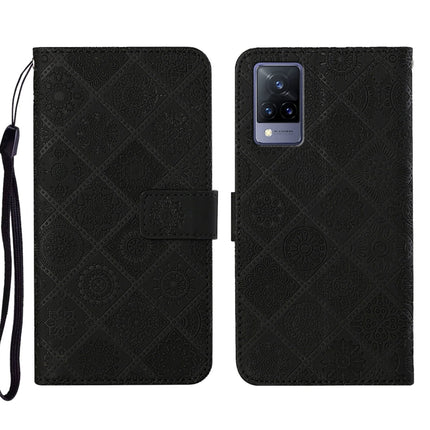 Ethnic Style Embossed Pattern Leather Phone Case, For vivo V21, For vivo V21e 4G, For vivo V21e 5G