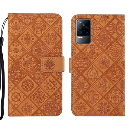 Ethnic Style Embossed Pattern Leather Phone Case, For vivo V21, For vivo V21e 4G, For vivo V21e 5G