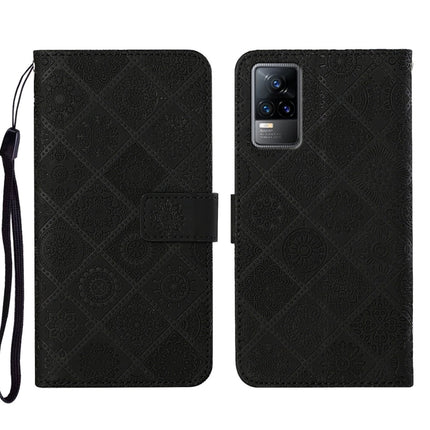 Ethnic Style Embossed Pattern Leather Phone Case, For vivo V21, For vivo V21e 4G, For vivo V21e 5G