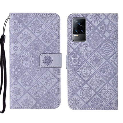 Ethnic Style Embossed Pattern Leather Phone Case, For vivo V21, For vivo V21e 4G, For vivo V21e 5G