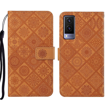 Ethnic Style Embossed Pattern Leather Phone Case, For vivo V21, For vivo V21e 4G, For vivo V21e 5G