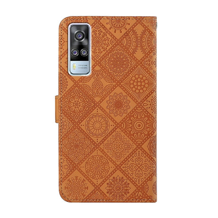 Ethnic Style Embossed Pattern Leather Phone Case, For vivo Y51 2020, For vivo Y21