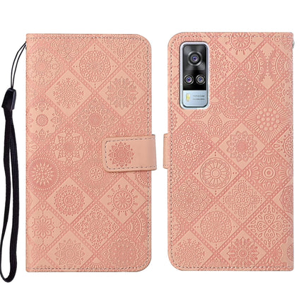 Ethnic Style Embossed Pattern Leather Phone Case, For vivo Y51 2020, For vivo Y21