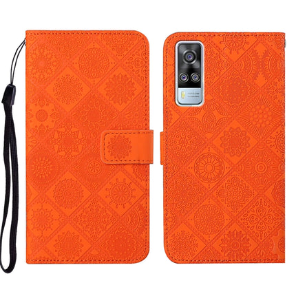 Ethnic Style Embossed Pattern Leather Phone Case, For vivo Y51 2020, For vivo Y21