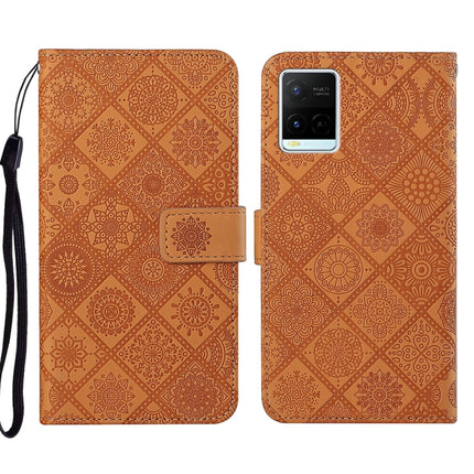 Ethnic Style Embossed Pattern Leather Phone Case, For vivo Y51 2020, For vivo Y21